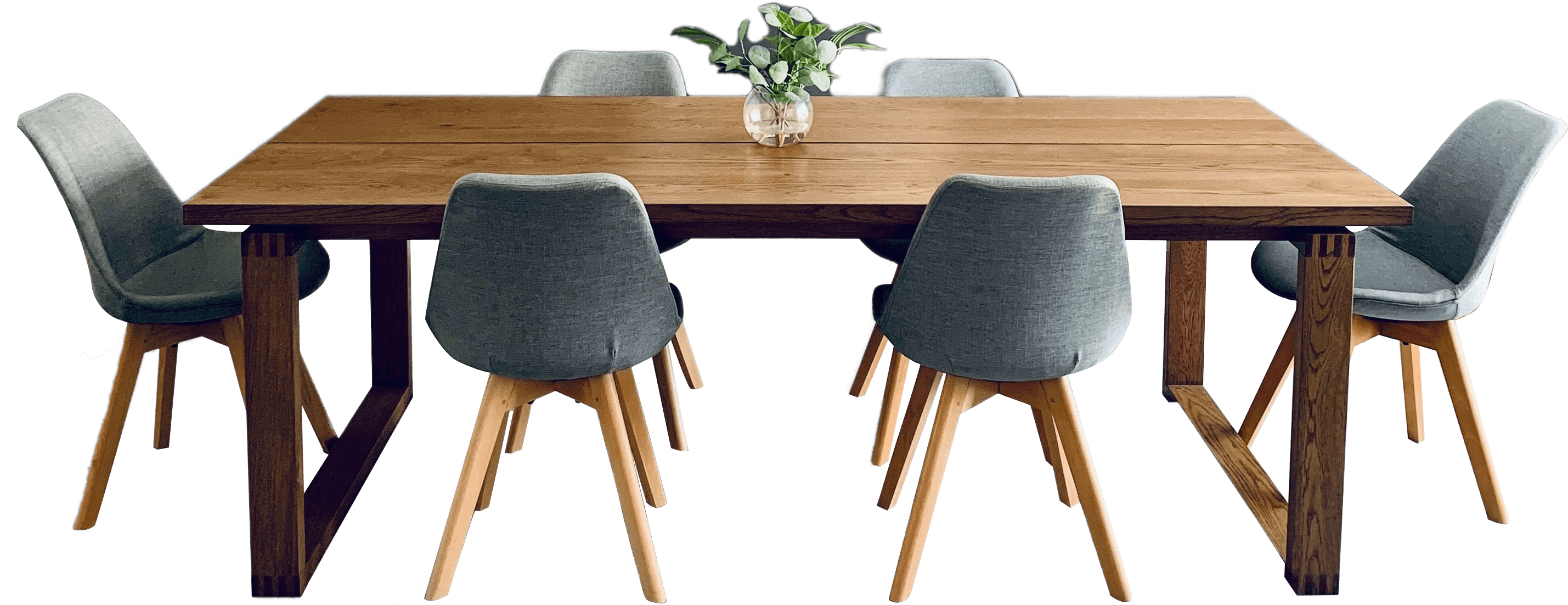 Oak Pedestal Table